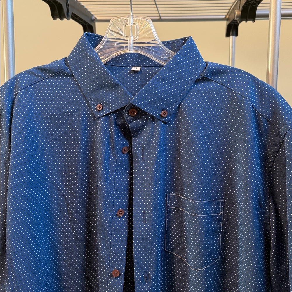 State and Liberty Blue Short Sleeve Shirt